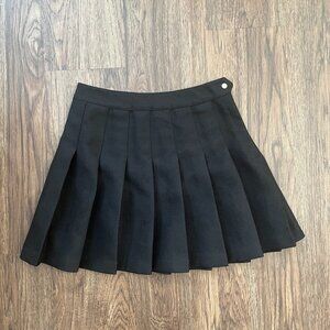 H&M Divided Black Pleated Mini Skirt Women's 6